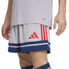 SHORT ADIDAS PANTA CORTO UOMO RUNNING CALCIO PANTALONCINO GRIGIO