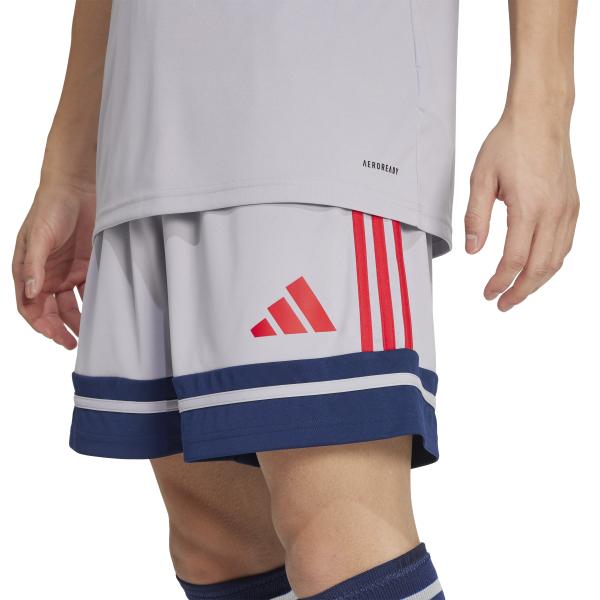 SHORT ADIDAS PANTA CORTO UOMO RUNNING CALCIO PANTALONCINO GRIGIO