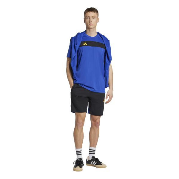 T-SHIRT ADIDAS UOMO MAGLIA TRAINING FITNESS SPORT BLU