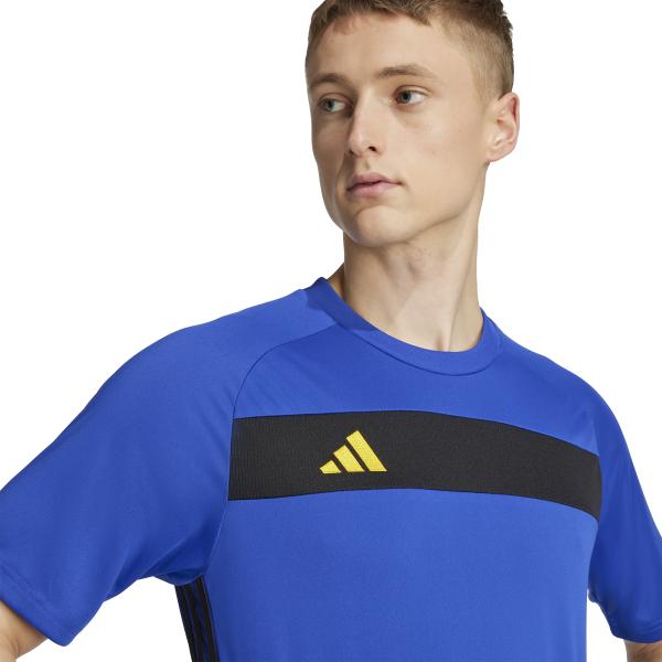 T-SHIRT ADIDAS UOMO MAGLIA TRAINING FITNESS SPORT BLU