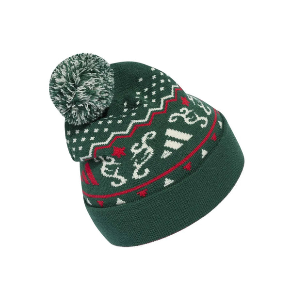 BERRETTO NATALE ADIDAS BEANIE CUFFIA INVERNALE SPORT RUNNING VERDE