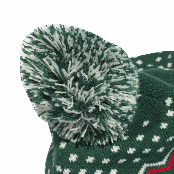 BERRETTO NATALE ADIDAS BEANIE CUFFIA INVERNALE SPORT RUNNING VERDE