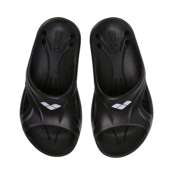 CIABATTE ARENA PISCINA JUNIOR  BIMBO BIMBA NERE SWIM NUOTO BLACK HYDROSOFT II HOOK BAMBINO