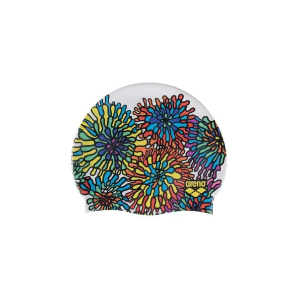 CUFFIA ARENA SILICONE SWIM CAP HD CUFFIE NUOTO FANTASIA FIORI GARDEN