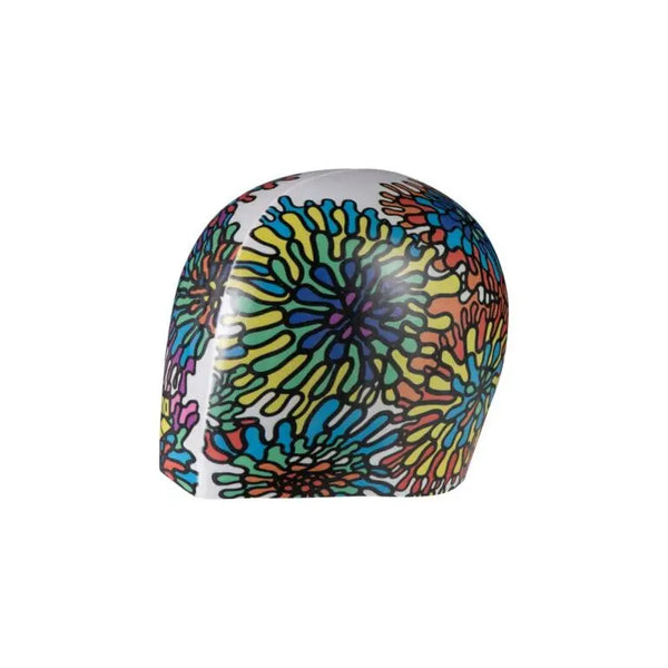 CUFFIA ARENA SILICONE SWIM CAP HD CUFFIE NUOTO FANTASIA FIORI GARDEN