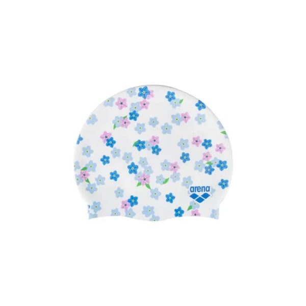 CUFFIA ARENA SILICONE SWIM CAP HD CUFFIE NUOTO FANTASIA FLOWERS FIORI