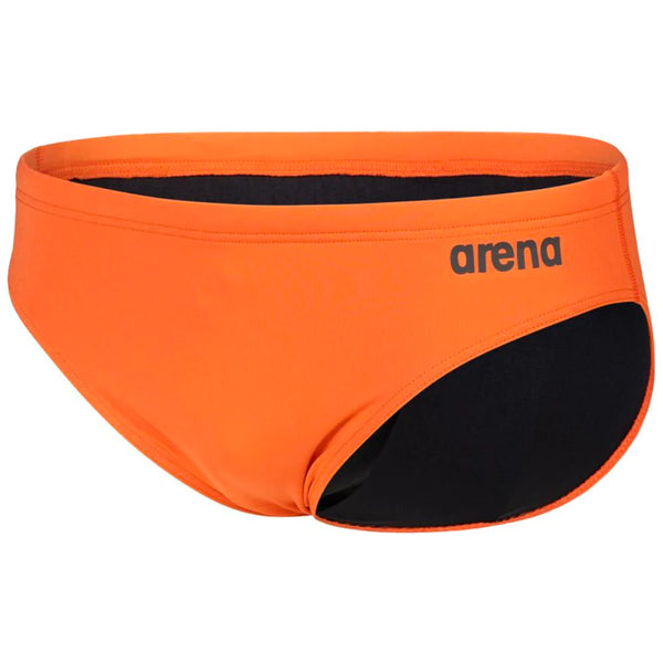 COSTUME ARENA UOMO SLIP NUOTO PISCINA VINACCIA ARANCIO SOLID BRIEF