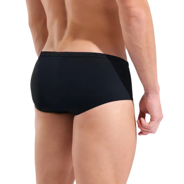 COSTUME ARENA UOMO ALTO TRUNK NUOTO PISCINA SWIM BIG LOGO BLACK