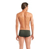 COSTUME ARENA UOMO ALTO TRUNK NUOTO PISCINA SWIM BIG LOGO VERDE NERO