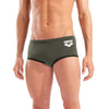 COSTUME ARENA UOMO ALTO TRUNK NUOTO PISCINA SWIM BIG LOGO VERDE NERO