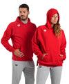 FELPA ARENA TUTA UNISEX TRAINING ZIP E CAPPUCCIO ROSSA PANEL UNISEX