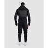 GIACCA ARENA JACKET UNISEX TRAINING ZIP E CAPPUCCIO PIUMINO NERA