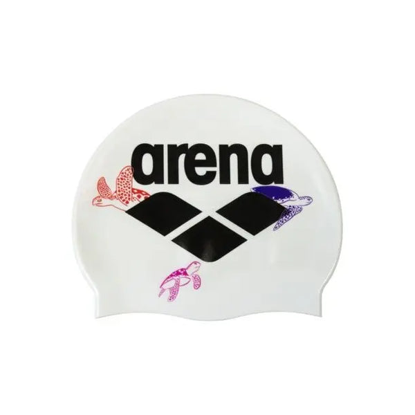CUFFIA ARENA PISCINA SILICONE SWIM CAP CUFFIE NUOTO DOPPIA FACCIA TARTARUGHE