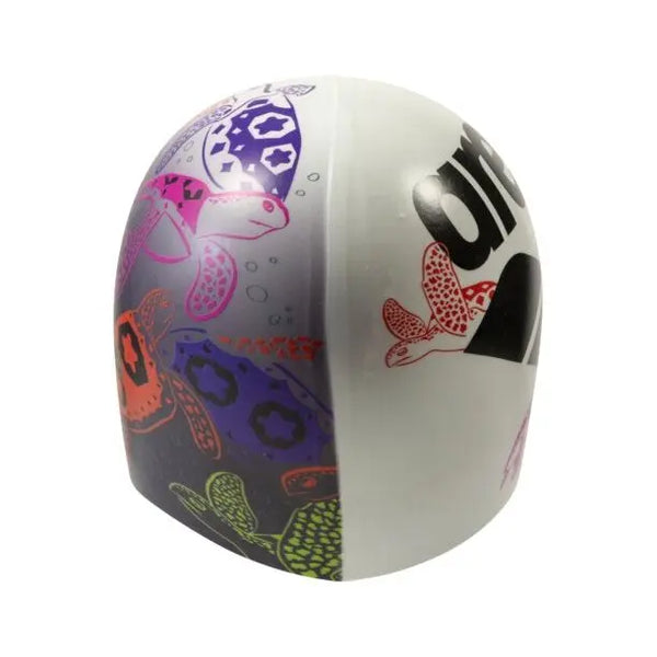 CUFFIA ARENA PISCINA SILICONE SWIM CAP CUFFIE NUOTO DOPPIA FACCIA TARTARUGHE
