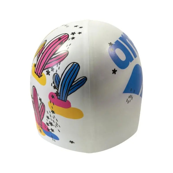 CUFFIA ARENA PISCINA SILICONE SWIM CAP CUFFIE NUOTO DOPPIA FACCIA DESERTO