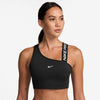 TOP REGGISENO SPORTIVO NIKE PRO AIR WOMAN BRA DRI-FIT FITNESS WOD NERO