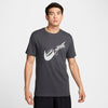 T SHIRT NIKE MAGLIETTA FITNESS UOMO SWOOSH GRIGIA