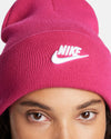 BERRETTO NIKE CUFFIA INVERNALE SPORT MODA RUNNING RUN FUCHSIA