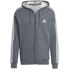 FELPA TUTA ADIDAS UOMO GRIGIA FELPATA FLEECE REGULAR FIT MAN GRIGIA