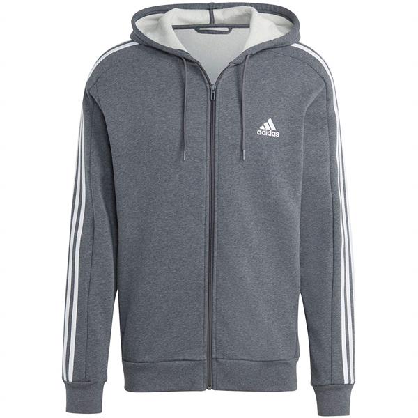 FELPA TUTA ADIDAS UOMO GRIGIA FELPATA FLEECE REGULAR FIT MAN GRIGIA