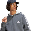 FELPA TUTA ADIDAS UOMO GRIGIA FELPATA FLEECE REGULAR FIT MAN GRIGIA