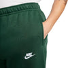 PANTALONE NIKE UOMO TUTA TRAINING JOGGER CLUB FELPATO VERDONE