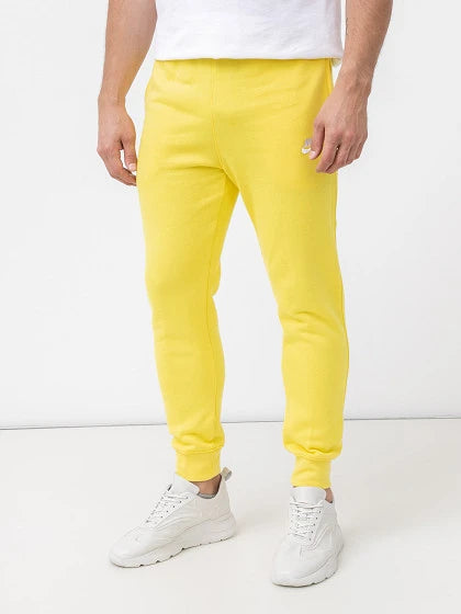 PANTALONE NIKE UOMO TUTA JOGGER CLUB PANTA SPORT GIALLO