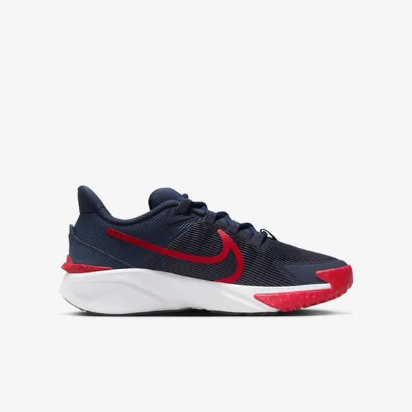 SCARPE NIKE BIMBA BIMBO CON STRAPPO STAR RUNNER 4 SCARPA GINNASTICA GREY RED