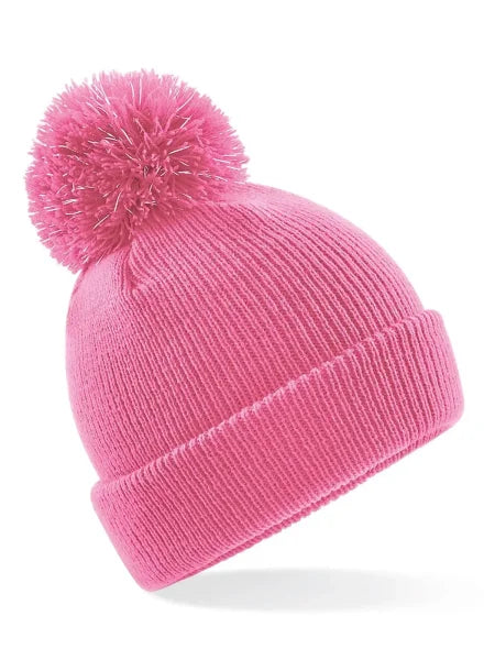 BERRETTO REUSCH MONVISO BEANIE CON PON PON PINK GLO