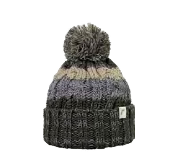 BERRETTO REUSCH TOFANA BEANIE CON PON PON BURNT OLIVE