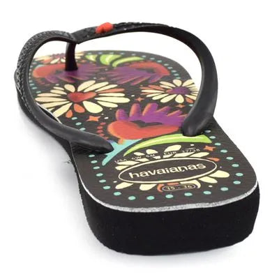 INFRADITO HAVAIANAS CIABATTE MARE PISCINA NUOTO NERA FIORI