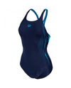 COSTUME NUOTO ARENA DONNA INTERO PISCINA NUOTO BLU SWIM PRO BACK GRAPHIC