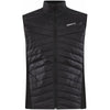 GIACCA GILET CRAFT ESSENCE WARM UOMO RUNNING NERA