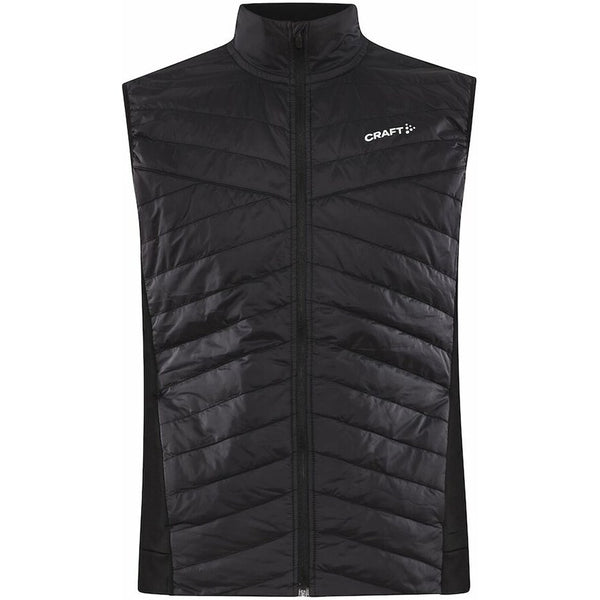 GIACCA GILET CRAFT ESSENCE WARM UOMO RUNNING NERA