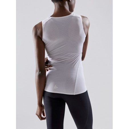 CANOTTA DONNA CRAFT WOMAN TANK TOP SPORT CLASSIC WHITE