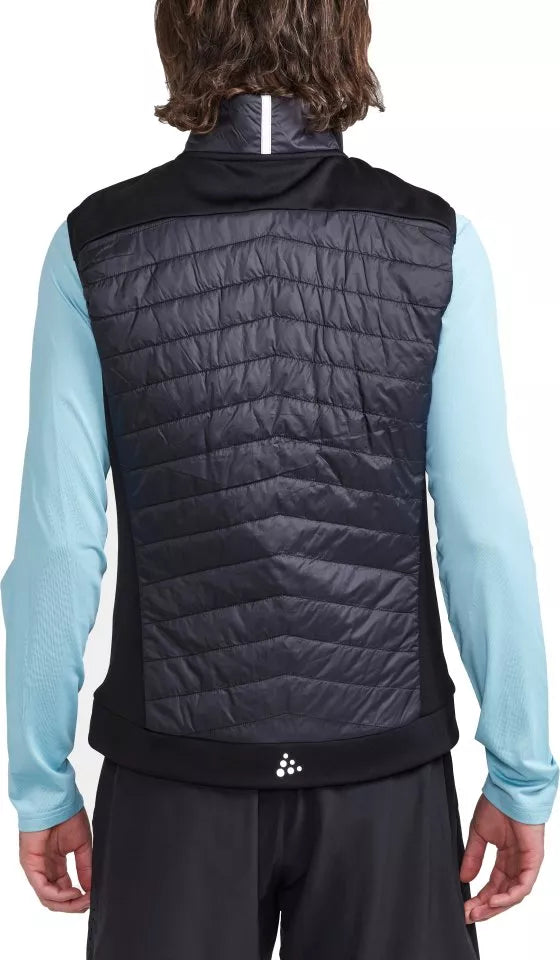 GIACCA GILET CRAFT ESSENCE WARM UOMO RUNNING NERA