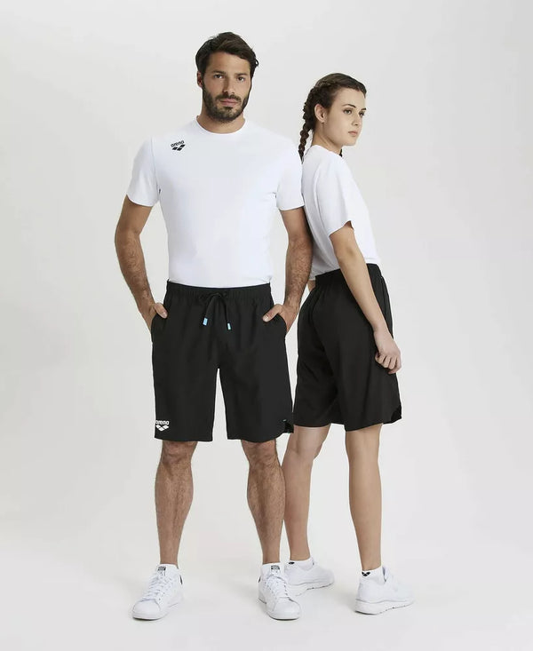 PANTALONCINI ARENA TEAM BERMUDA PANEL NUOTO UNISEX PISCINA NERO