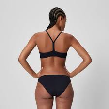 COSTUME BIKINI SPEEDO 2 PEZZI DONNA FASCIA PISCINA NUOTO NERO