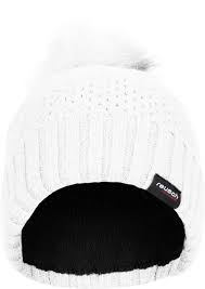 BERRETTO REUSCH COLE BEANIE CON PON PON WHITE BIANCO