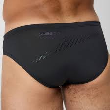 COSTUME SPEEDO SOLID BOOM BRIEF BLACK UOMO SLIP NUOTO PISCINA NERO