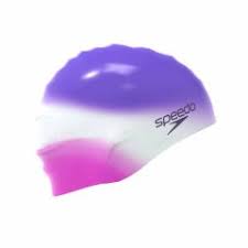 CUFFIA NUOTO SPEEDO PISCINA IN SILICONE DIGITAL PRINTED CAP VIOLA FUXIA