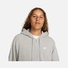 FELPA NIKE UOMO CON CAPPUCCIO FRENCH TERRY HOODIE GRIGIA