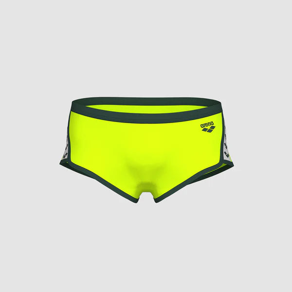 COSTUME ARENA UOMO ALTO NUOTO PISCINA SWIM ICONS TRUNK LIME