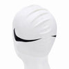 CUFFIA PISCINA NUOTO NIKE SWIM CAP SILICONE BIG SWOOSH BIANCA