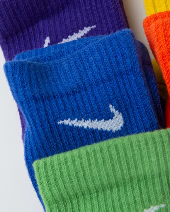 CALZE NIKE EVERYDAY PLUS SOCKS CALZA CROSSFIT 6 PAIA COLORATE