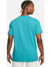 T SHIRT NIKE DRY-FIT MAGLIA UOMO SPORTSWEAR TRAINING RUN VERDE ACQUA