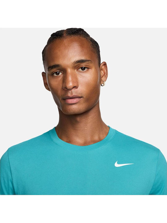 T SHIRT NIKE DRY-FIT MAGLIA UOMO SPORTSWEAR TRAINING RUN VERDE ACQUA