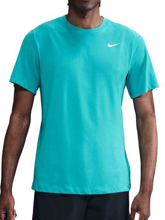 T SHIRT NIKE DRY-FIT MAGLIA UOMO SPORTSWEAR TRAINING RUN VERDE ACQUA