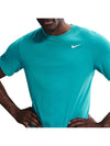 T SHIRT NIKE DRY-FIT MAGLIA UOMO SPORTSWEAR TRAINING RUN VERDE ACQUA