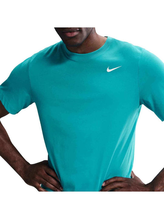 T SHIRT NIKE DRY-FIT MAGLIA UOMO SPORTSWEAR TRAINING RUN VERDE ACQUA